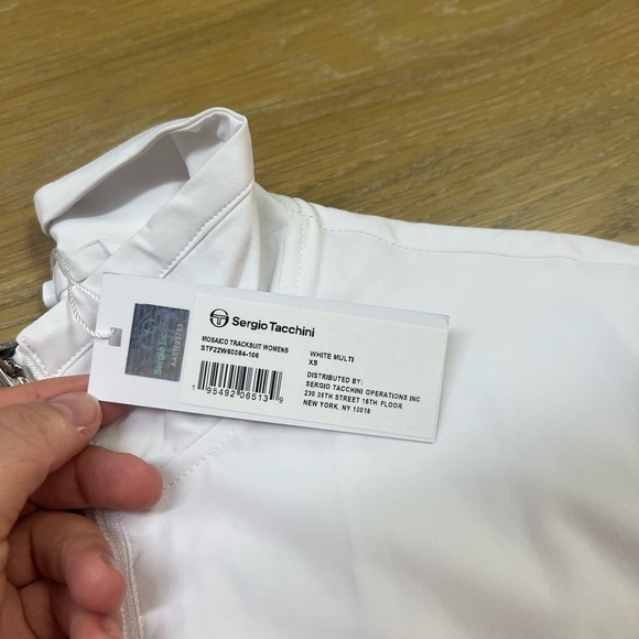 NWT Sergio Tacchini 2 piece Mosaico Track Suit Jacket & Pant set - size XS - Picture 2 of 11